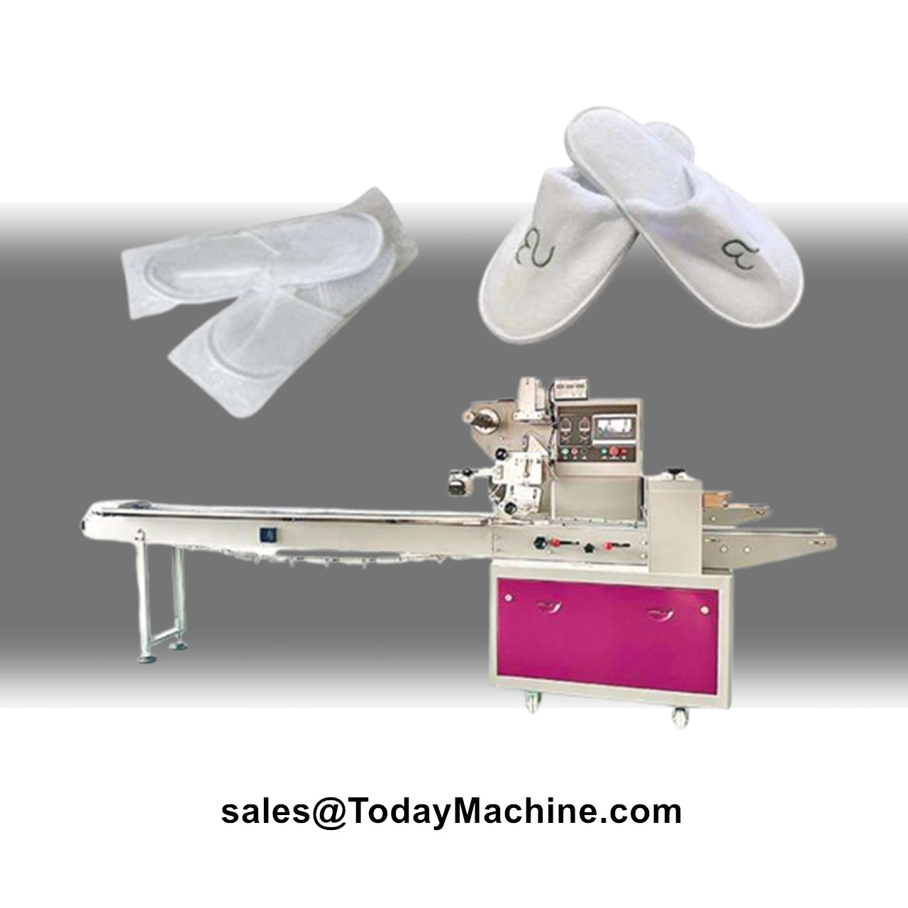 Cookies Pack - Horizontale kussenverpakkingsmachine voor voedsel, brood, snoep,