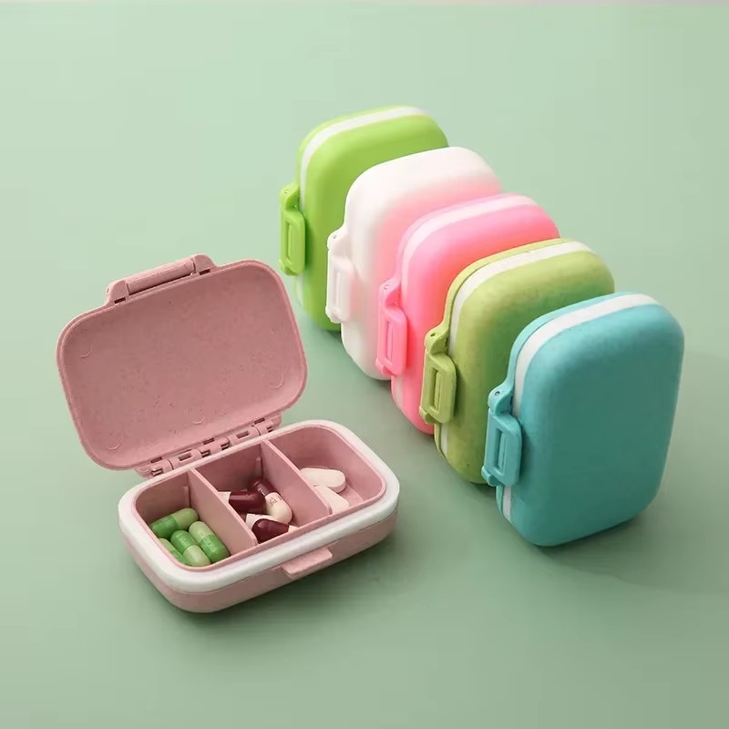 Seaweed Snack - 1-6 Stuks Mini Draagbare Pillen Organizer