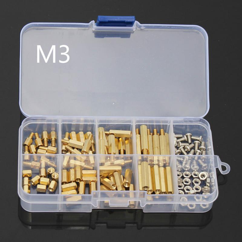 Nuts Mix - 120 stks M3 Mannelijke Vrouwelijke Messing