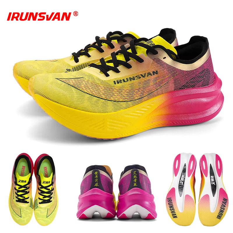 Trail Mix - IRUNSVAN Nylon Carbon Plate Professionele marathonloopschoenen