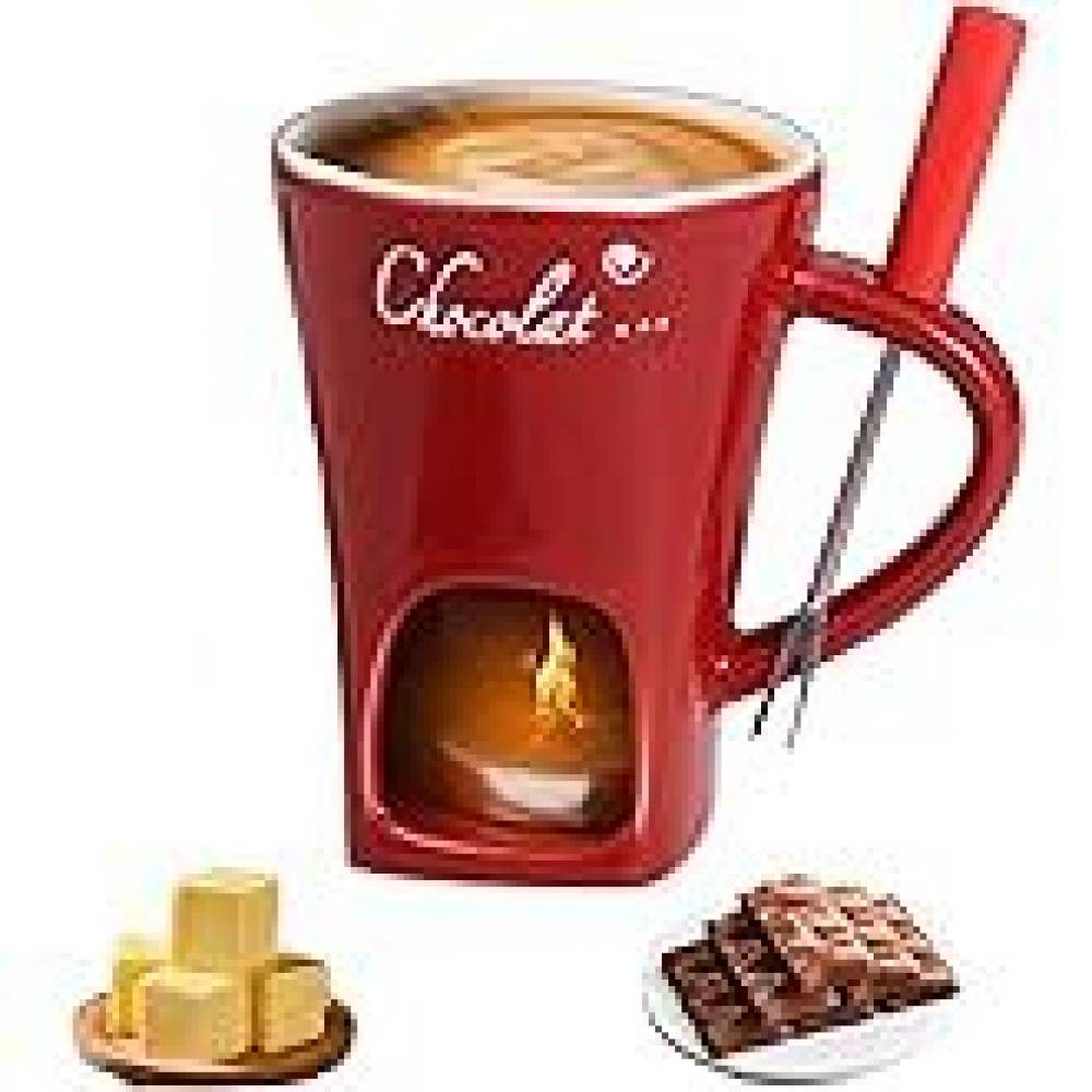 Chocolate Snack - Keramische chocoladefondue-mok, creatieve kaassmelter, duurzame boter-