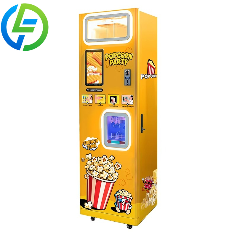 Popcorn - Geavanceerde, op muntjes werkende, automatische popcornmachine