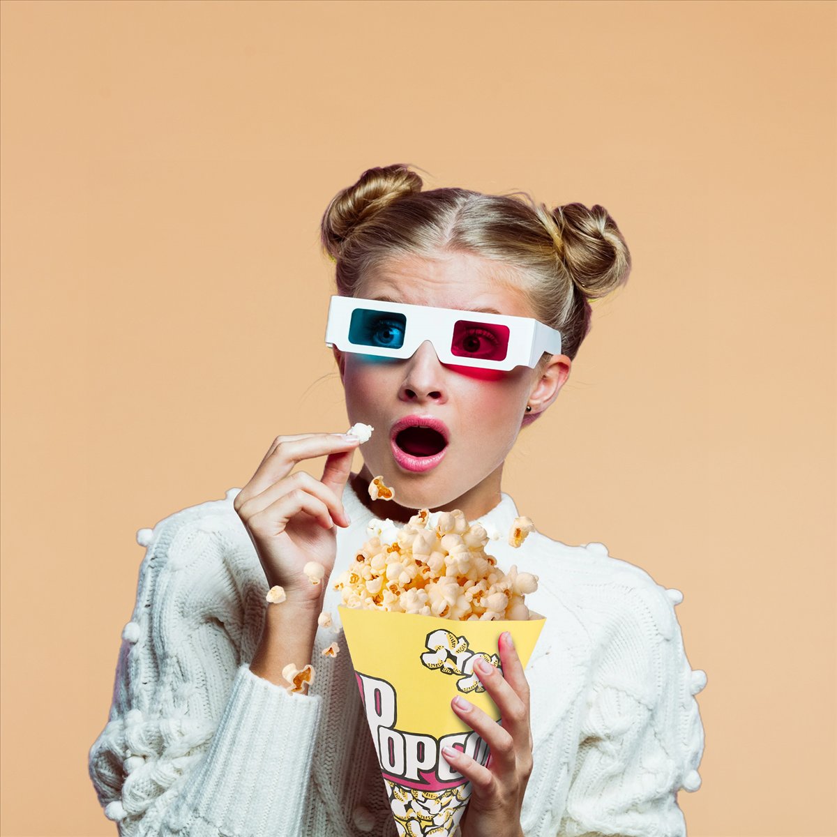 Popcorn - [Promoties]100X popcornzakjes papieren zakjes amandelen Popcorn