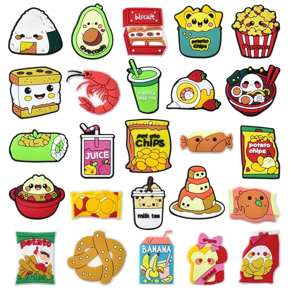 Food Snacks Drinks - 25-100 stuks, een set met diverse