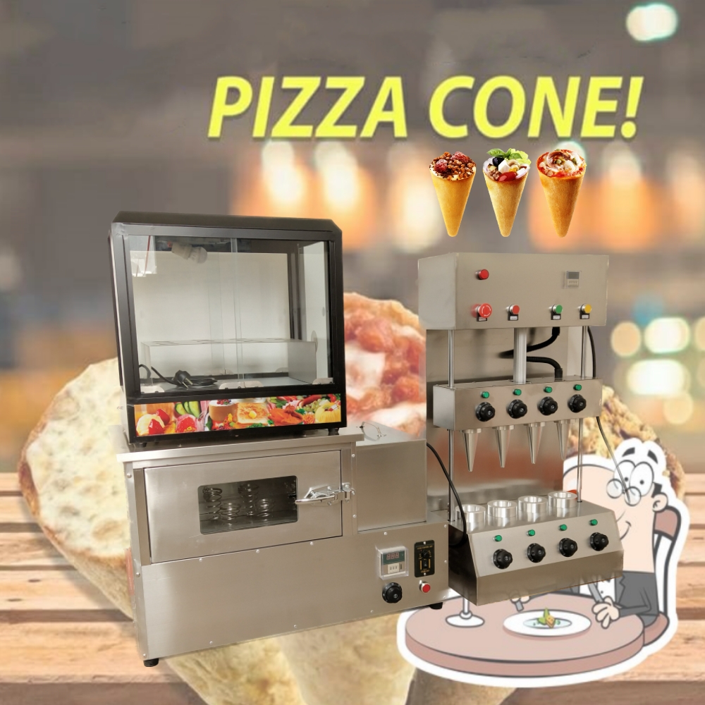 Healthy Snacks Food - 110V 220V Populaire Pizza Cone Machine