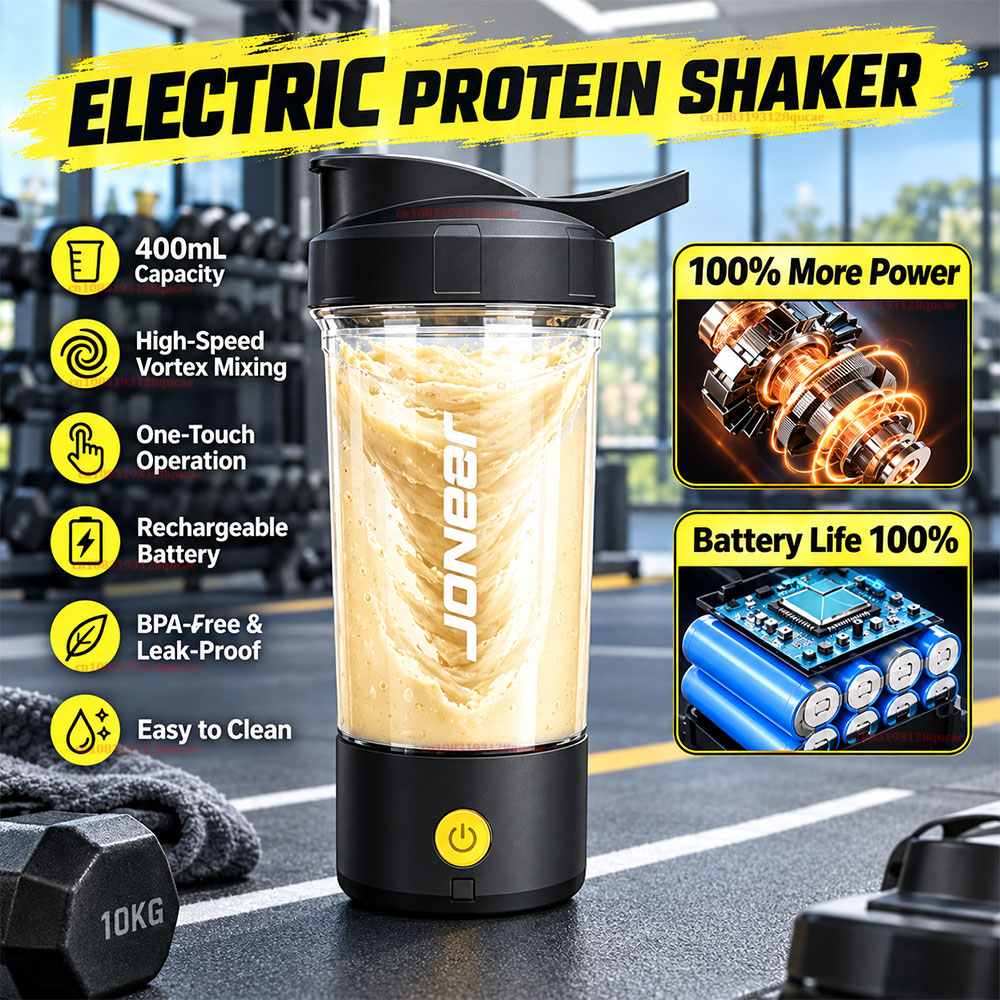 Protein Bar - 2026 Nieuwe Elektrische Proteïne Shakerfles USB