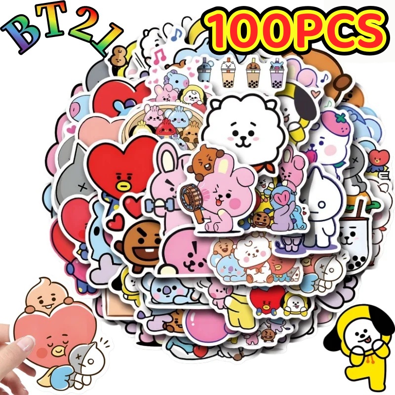Cookies Pack - 55/110PCS BT21 Chimmy Cooky koya RJ