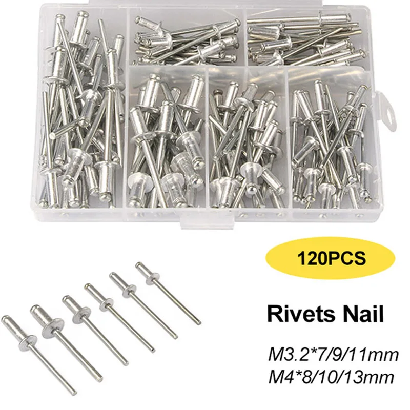 120 Stuks Klinknagels/Zware Kl - Nuts Mix recensie en prijs