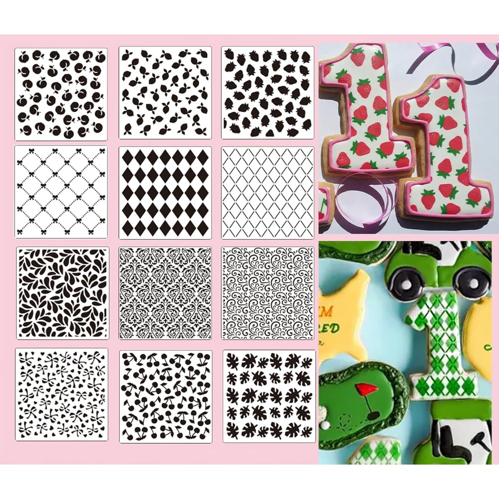 12-delige koekjesstencilsset m - Cookies Pack recensie en prijs