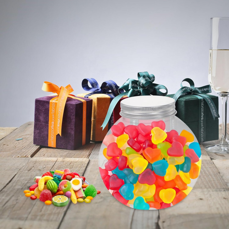 10/20 stuks ronde plastic potj - Chocolate Snack recensie en prijs