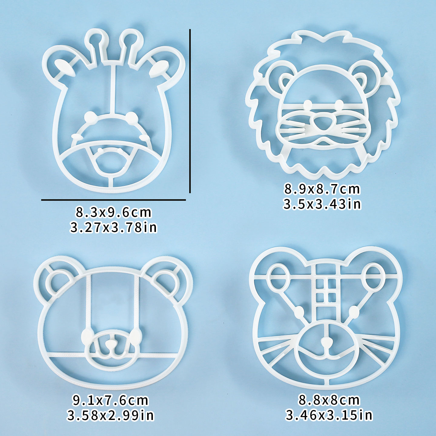 4-delige set dierenkoekjesvorm - Cookies Pack recensie en prijs