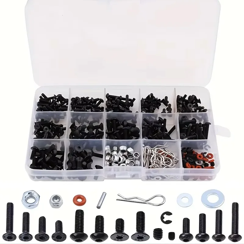 520 stuks Universele RC-schroe - Nuts Mix recensie en prijs