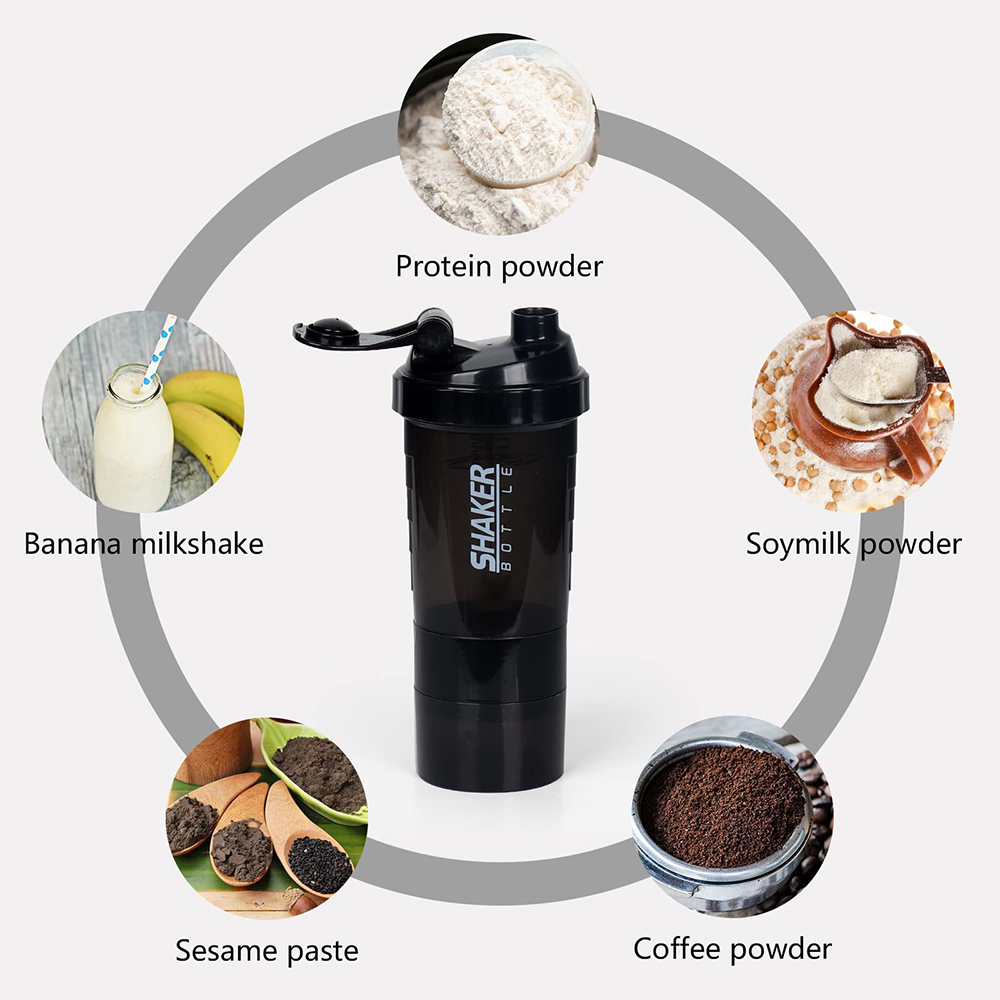 3 Lagen Shaker Protein Fles Po - Protein Bar recensie en prijs