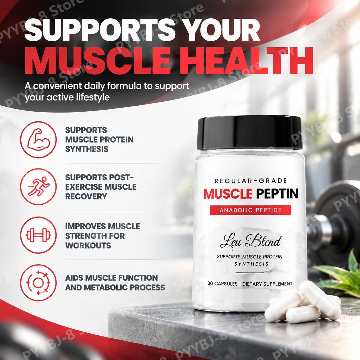 Muscle Peptin Leu Blend-capsul - Protein Bar recensie en prijs