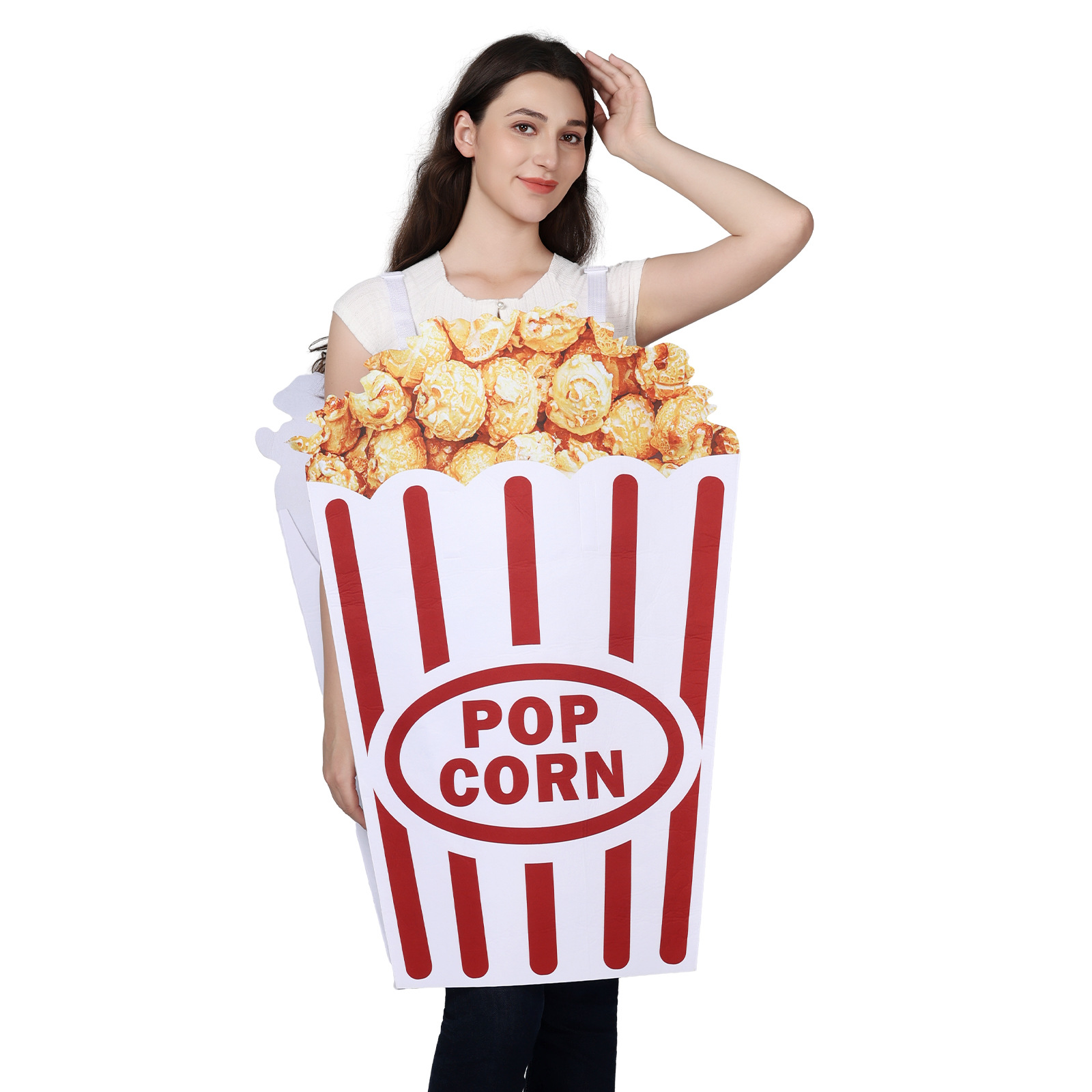 Volwassenen Popcorn Box Kostuu - Popcorn recensie en prijs