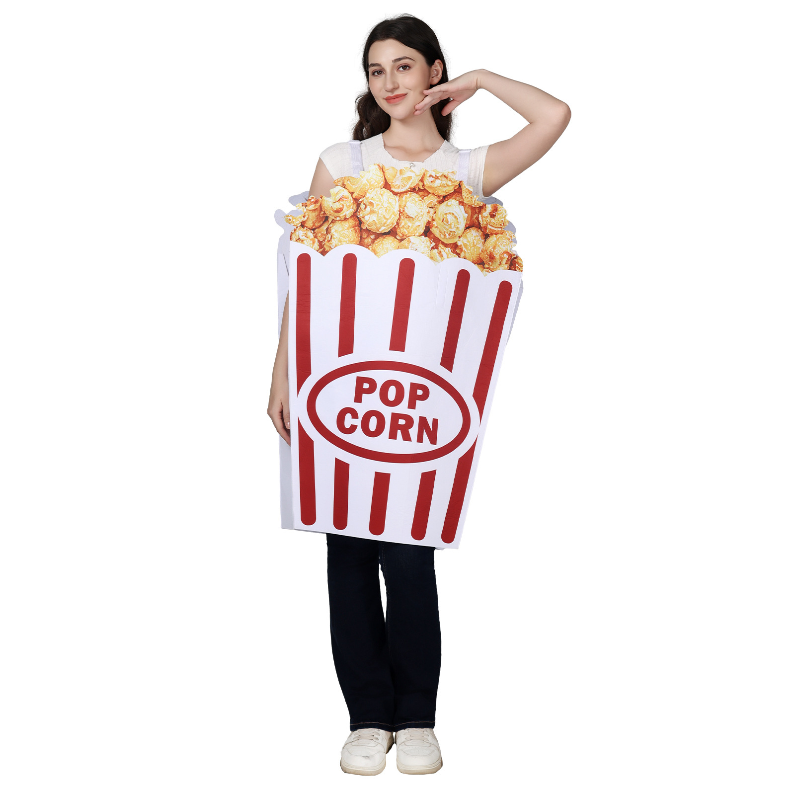 Volwassenen Popcorn Box Kostuu - Popcorn recensie en prijs