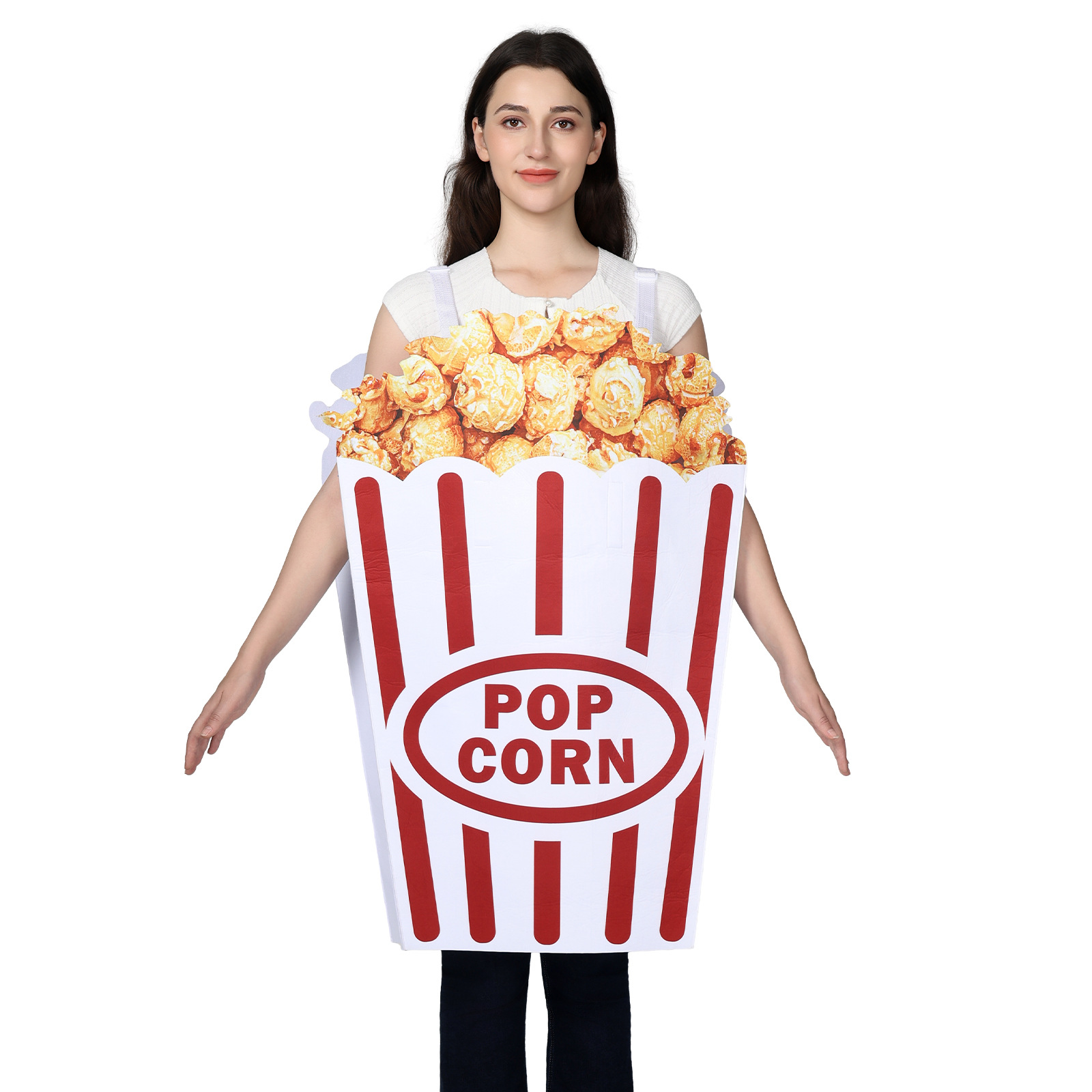 Volwassenen Popcorn Box Kostuu - Popcorn recensie en prijs