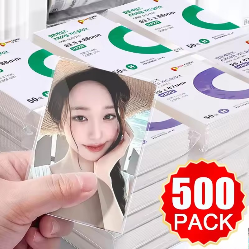 500 stuks Koreaanse kaarthoeze - Popcorn recensie en prijs